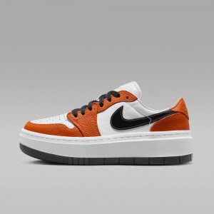 Nike Air Jordan 1 Elevate Low Skor Dam Orange Vita | 786-SDQOLN