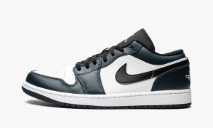 Nike Air Jordan 1 Low 'Dark Teal' Skor Herr Marinblå Svarta | 481-DQIMFW