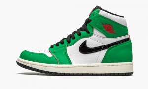 Nike Air Jordan 1 Retro High OG WMN 'Lucky Green' Skor Dam Gröna Vita Svarta | 952-FEAXCY