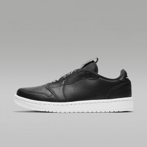 Nike Air Jordan 1 Retro Low Slip Skor Herr Svarta Vita | 581-YHBJAI