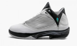 Nike Air Jordan 2009 (GS) Skor Barn Vita Svarta Silver | 547-RQSUYE