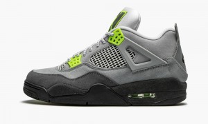 Nike Air Jordan 4 Retro SE 'Neon' Skor Herr Grå | 582-XMAKPB