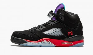 Nike Air Jordan 5 Retro GS 'Top 3' Skor Barn Svarta Röda Lila | 302-LQURYI