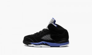 Nike Air Jordan 5 TD 'Racer Blue' Skor Barn Svarta Blå | 360-SUCFXQ