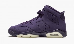 Nike Air Jordan 6 Retro GG 'Purple Dynasty' Skor Barn Vita Lila | 235-TCSLHF
