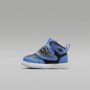 Nike Sky Jordan 1 Skor Barn Blå Vita Svarta | 807-VPTULZ