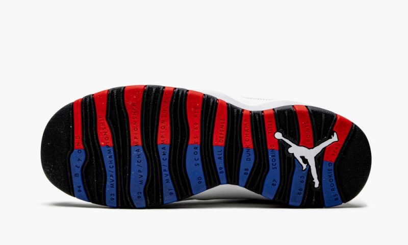 Nike Air Jordan 10 Retro (GS) 'Russell Westbrook' Skor Barn Vita Svarta Röda | 136-WJVNXM