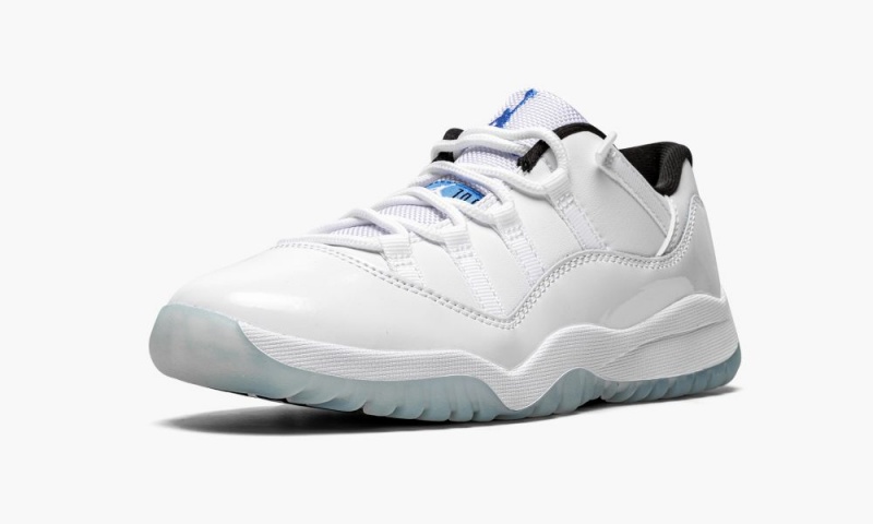 Nike Air Jordan 11 PS 'Legend Blue' Skor Barn Vita Blå | 642-DGOHYR
