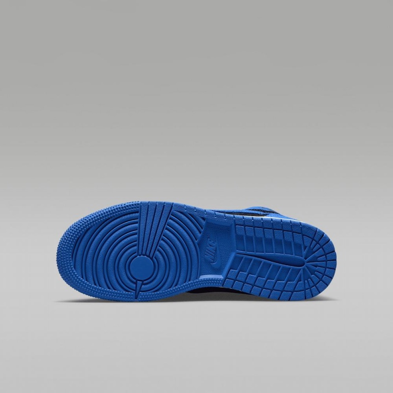 Nike Air Jordan 1 High OG Skor Barn Blå Svarta | 803-AFTCRX