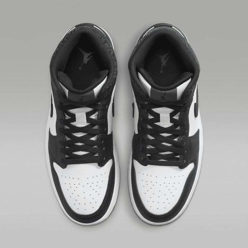 Nike Air Jordan 1 MID SE Skor Herr Vita Svarta | 497-QFYSVT
