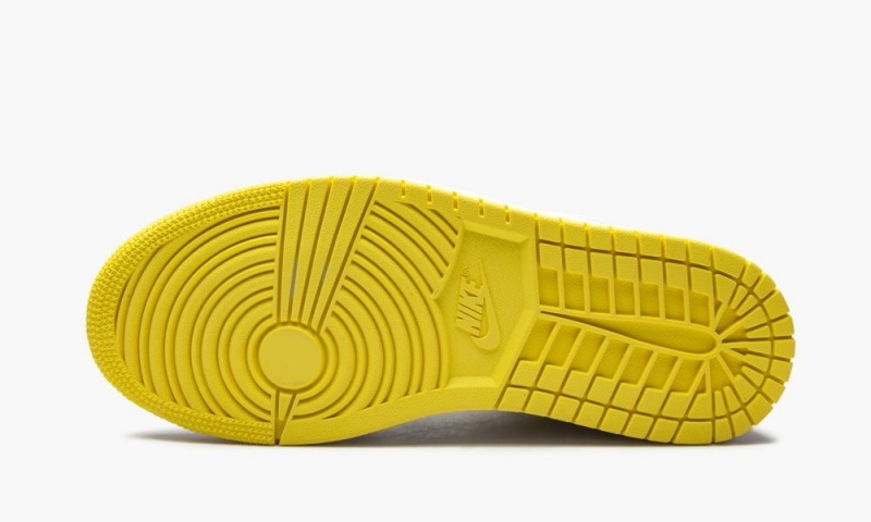Nike Air Jordan 1 Mid SE 'Voltage Yellow' Skor Dam Vita Gula | 789-BSHIAP