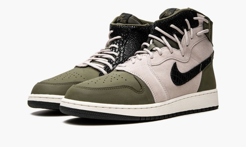 Nike Air Jordan 1 Rebel XX 'Olive Canvas' Skor Dam Olivgröna | 604-QGEJHY