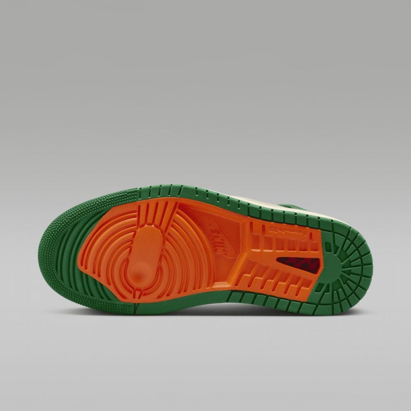 Nike Air Jordan 1 Zoom CMFT 2 Skor Herr Gröna Orange | 218-WUGAKJ