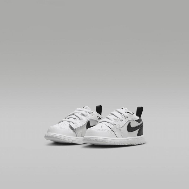 Nike Jordan 1 Low Alt Skor Barn Vita Svarta | 987-BJCFIZ