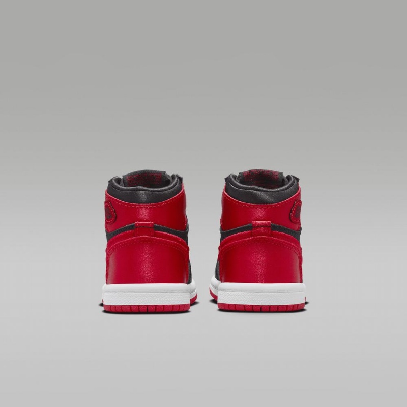 Nike Jordan 1 Retro High OG Skor Barn Röda Svarta | 309-OYFMAP